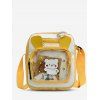 Sac à Bandoulière Rectangle à Imprimé Lettre Dessin Animé - Jaune Soleil 