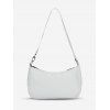 Sac à Bandoulière avec Imprimé Couleur Unie - Blanc Lait 
