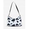 Sac à Bandoulière à Imprimé Animal - Noir 