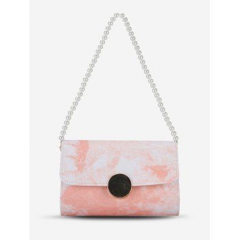 

Tie Dye Print Faux Pear Shoulder Bag, Pink