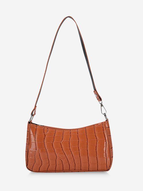 Sac à Bandoulière Gaufré - Orange 