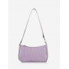 Sac à Bandoulière Gaufré - Mauve 