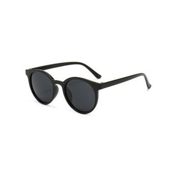 

Brief Round Travel Sunglasses, Black