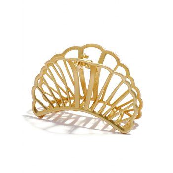 

Hollow Out Shell Hair Claw Clip, Golden
