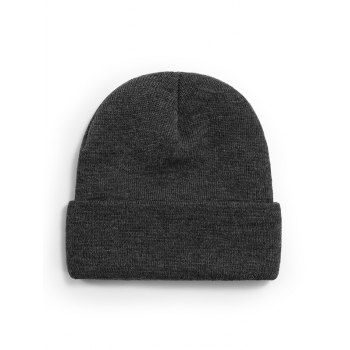 

Winter Turn Up Cuff Knitted Hat, Gray
