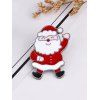 Dripping Oil Christmas Santa Claus Brooch - RED WINE 
