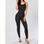 Cami Backless Unitard Jumpsuit - BLACK S