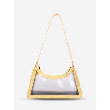 

Transparent Jelly Shoulder Bag, Yellow