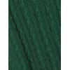 Robe Pull à Capuche Bouclée Panneau en Fausse Fourrure - Vert profond XL