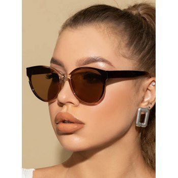 

Round UV Protection Sunglasses, Tan