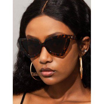 

Irregular Travel Anti UV Sunglasses, Leopard