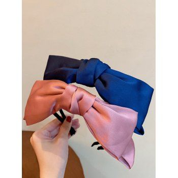 

2 Pcs Silky Bowknot Hairband Set, Multicolor p