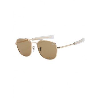 

Metal Square Driver Sunglasses, Deep brown
