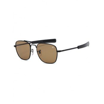 

Metal Square Driver Sunglasses, Dark khaki