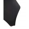 Satin Underwire Corset Style Backless Bodysuit - BLACK M