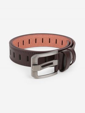 Minimalistic Faux Leather Buckle Belt