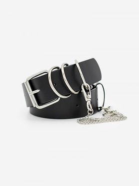 Suspenders Chain Harness Pin Buckle Belt