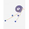 Chaîne de Taille Fausse Perle Pendante - Bleu 