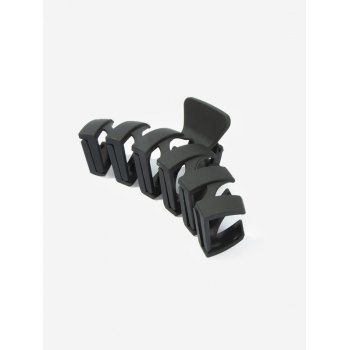 

Solid Geometric Hair Claw, Black