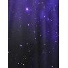 Galaxy Starry Turtleneck Long Sleeve Dress - PURPLE XL