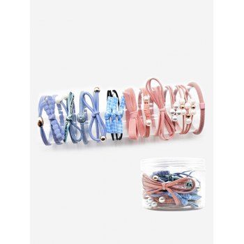 

12Pcs Elastic Hair Ties, Multicolor