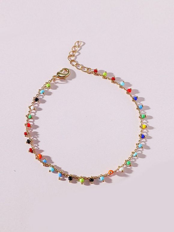 Chaîne de Cheville de Plage Perles Colorées - multicolor A 