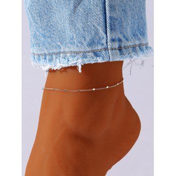 

Beach Metal Star Chain Anklet, Golden