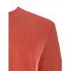 Back Tie Cutout Mini Bodycon Dress - BRIGHT ORANGE XL