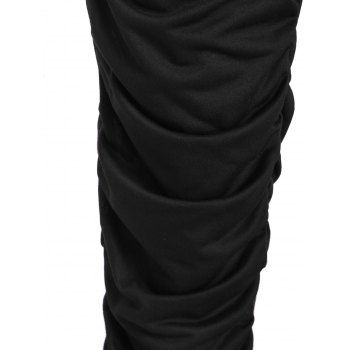 Drawstring High Rise Ruched Stacked Leggings