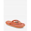 Tongs Plates Matelassées Motif Ours de Plage - Tangerine EU 38