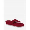 Tongs Épais avec Ceinture et Boucle - Rouge EU 39