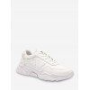 Chaussures de Baskets avec Lacets et Enroulées à Motif Lettres - Blanc EU 38