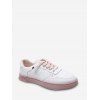 Chaussures de Baskets de Sport Deux Couleurs à Lacets - Rose EU 38