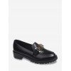 Chaussures Embellies de Chaîne - Noir Graphite EU 37