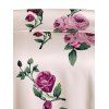Robe Mini Fleurie à Epaule Dénudée à Pois avec Nœud Papillon - Rose clair 2XL