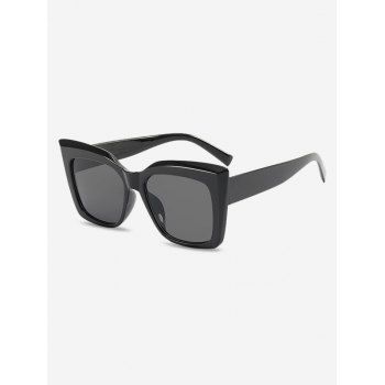 

Retro Square Wide Frame Oversized Sunglasses, Black