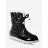 Bottes de Neige Matelassées en Molleton pour Extérieur - Noir EU 39