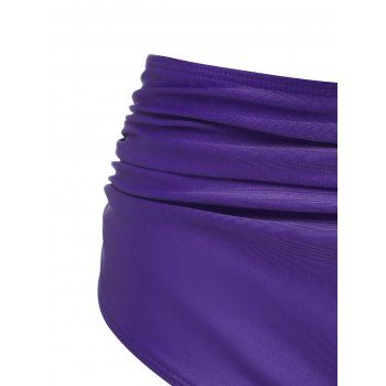 Kaufen Gothic Rose Butterfly Tummy Control Swimsuit Flounce Ruched Modest Tankini Swimwear. Bild