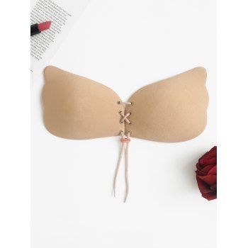 Invisible Adhesive Wing Shape Lace Up Nipple Pasties