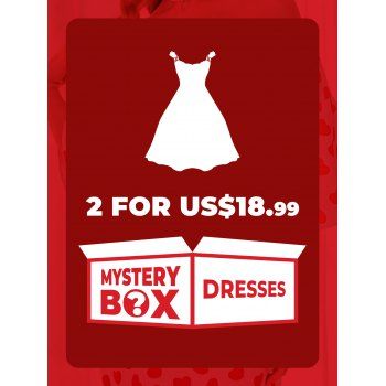 

DRESSLILY MYSTERY BOX of 2 Dresses, Multicolor