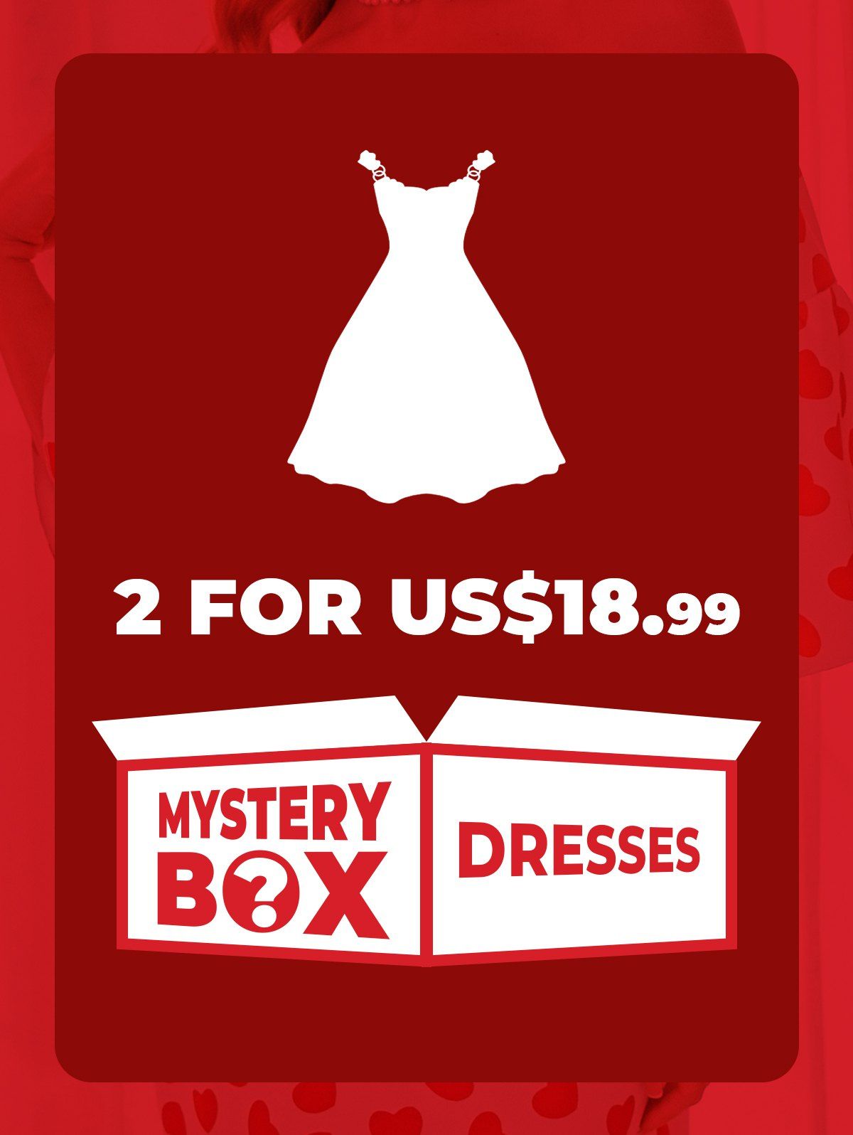DRESSLILY MYSTERY BOX of 2 Dresses - multicolor S