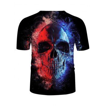 Skull Pattern Short Sleeve Tee