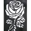 T-shirt à Imprimé Rose à Manches Raglan de Grande Taille - Noir 2X | US 18-20