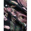 Chemise à Imprimé Plume Boutonnée - multicolor L