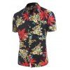 Chemise Boutonnée à Imprimé Fleur Partout - multicolor XL
