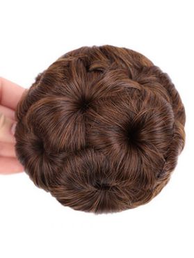 Clip In Claw Chignon Synthetic Hair Bun Wig