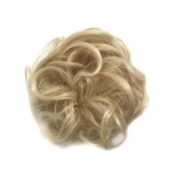 Messy Curly Chignon Synthetic Hair Bun Wig dresslily imagine noua 2022