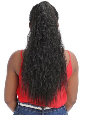 Synthetic Hair Long Corn Curly Ponytail Wig With Claw