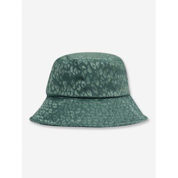

Jacquard Leopard Pattern Bucket Hat, Camouflage green
