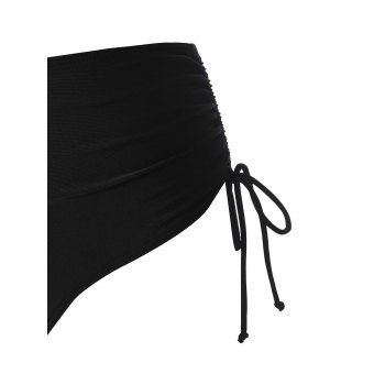 Kaufen Gothic Butterfly Tankini Swimsuit Crisscross Cinched Flounce Swimwear Set. Bild